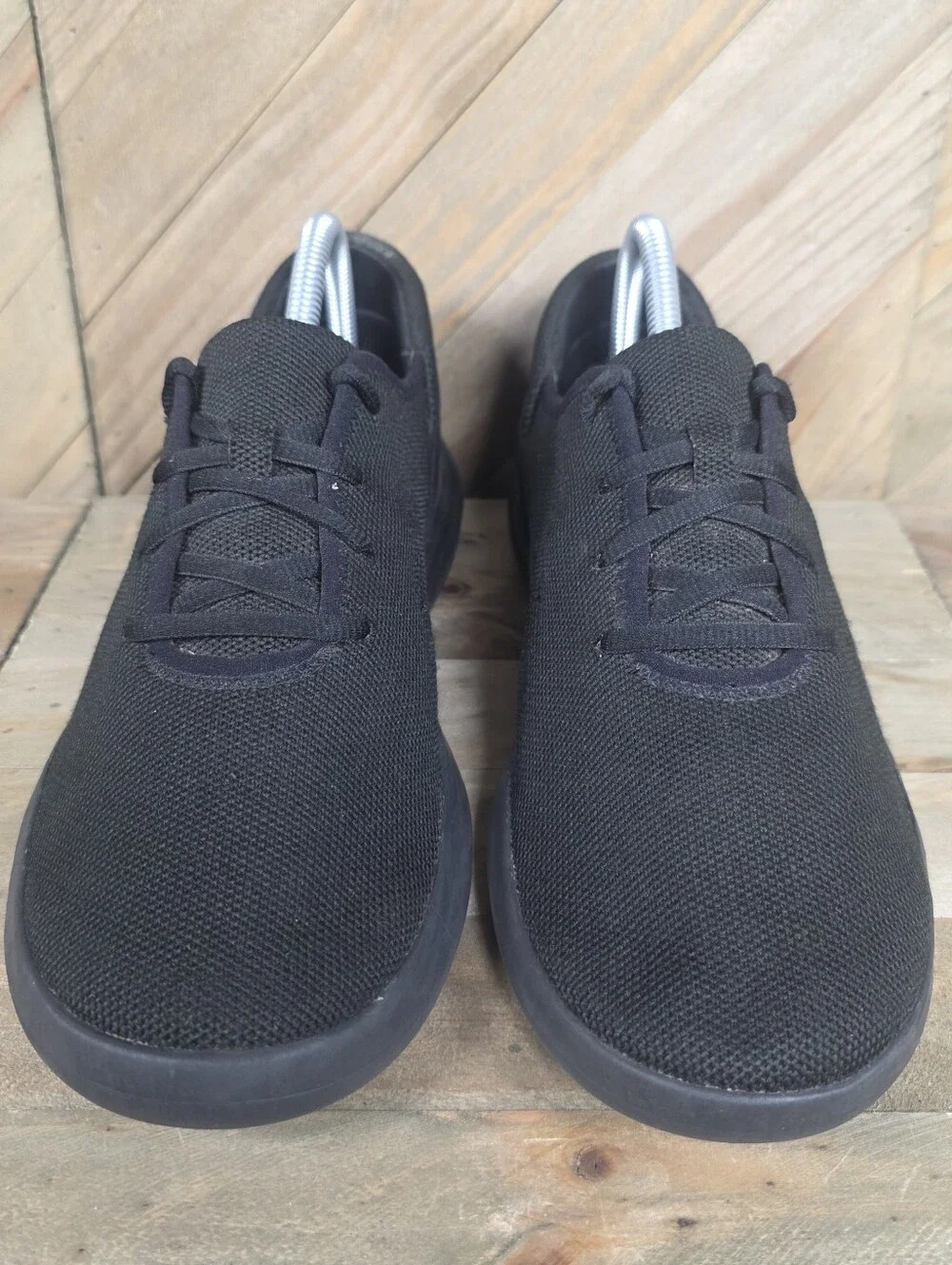 Kizik Madrid Eco Knit Womens Athletic Sneakers Size 9 Black Hands Free Lace Up